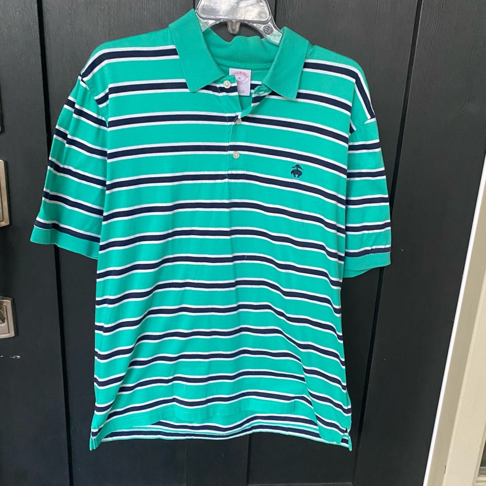 Brooks Brothers Short Sleeve Polo Shirt-Medium